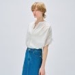 クロエンス(cloenc)の【手洗い可】スキッパーギャザーリボンブラウス2