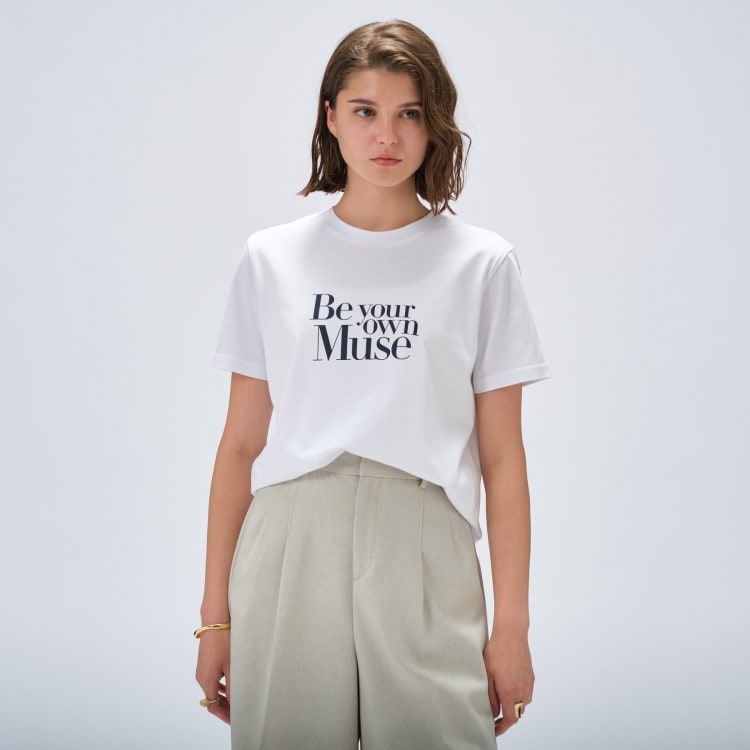 クロエンス(cloenc)の【手洗い可】ロゴプリントTシャツ Ｔシャツ