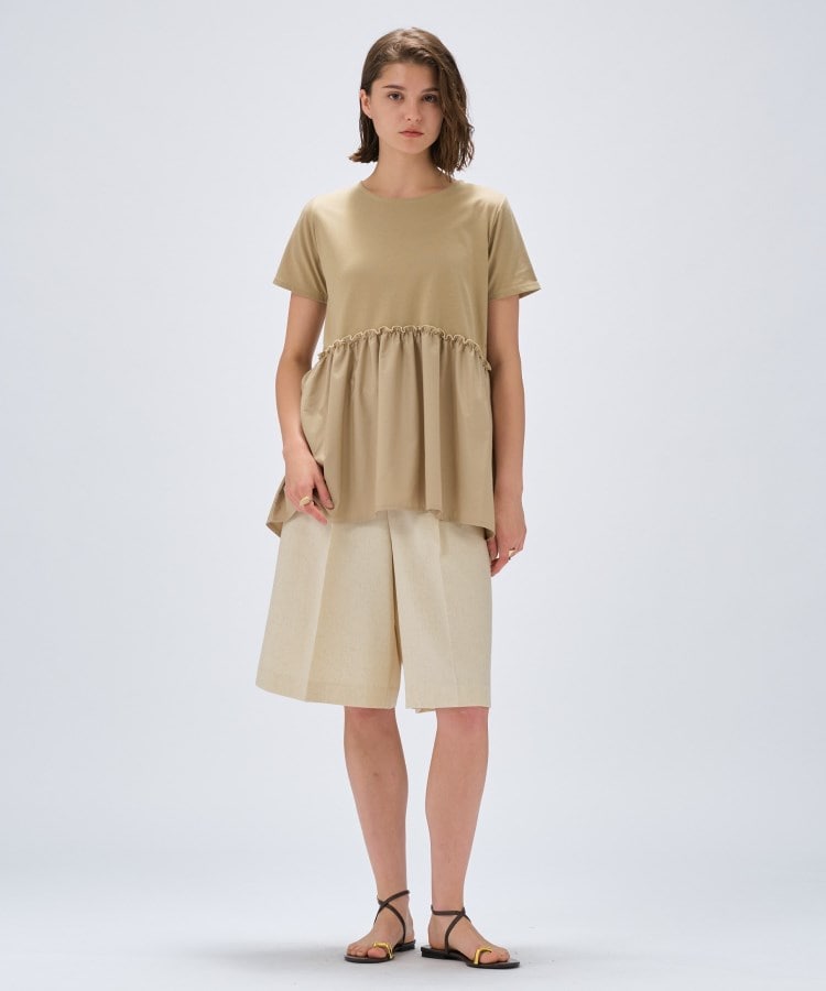 クロエンス(cloenc)の【マシンウォッシュ】ドッキングチュニックTシャツ5