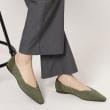 エスぺランサ　バイイング(ESP BUYING)のOito和紙フラットパンプス グリーン(022)