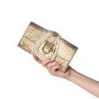 トフアンドロードストーン(レディース)(TOFF&LOADSTONE(Ladies))のフラップ ロングウォレット ダイヤモンドパイソン 長財布8