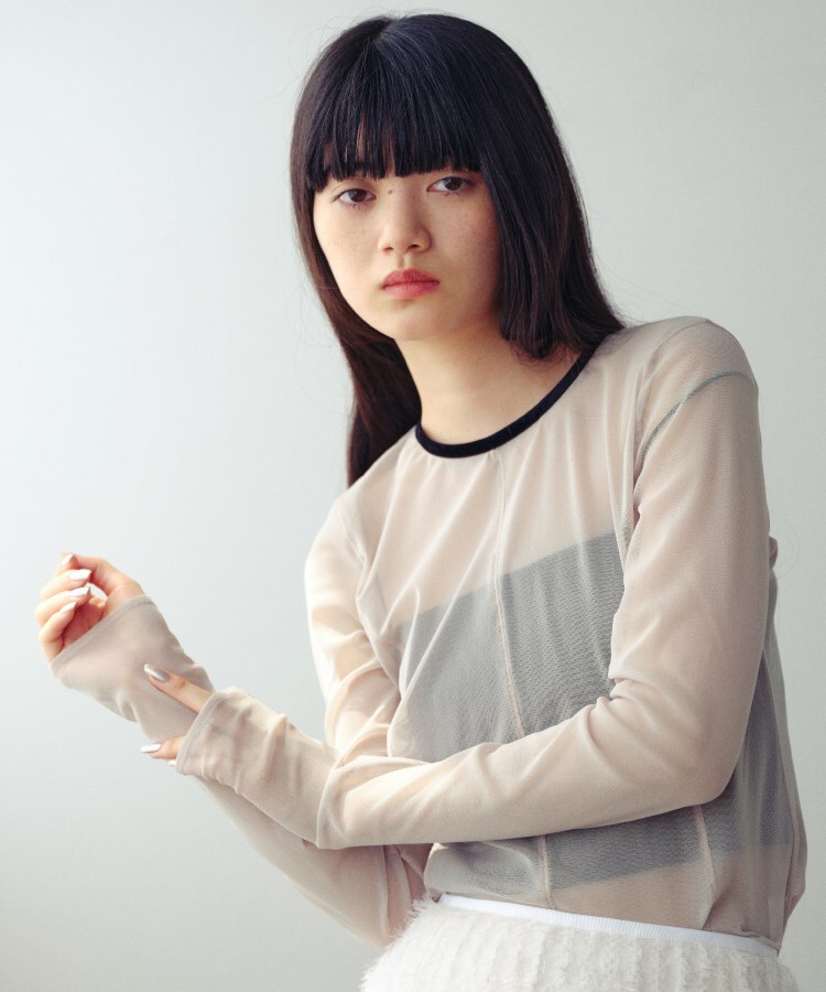 コードエー(CODE A)のCODE A ｜ back open tulle tops15