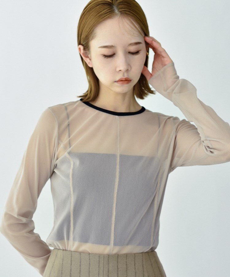 コードエー(CODE A)のCODE A ｜ back open tulle tops19