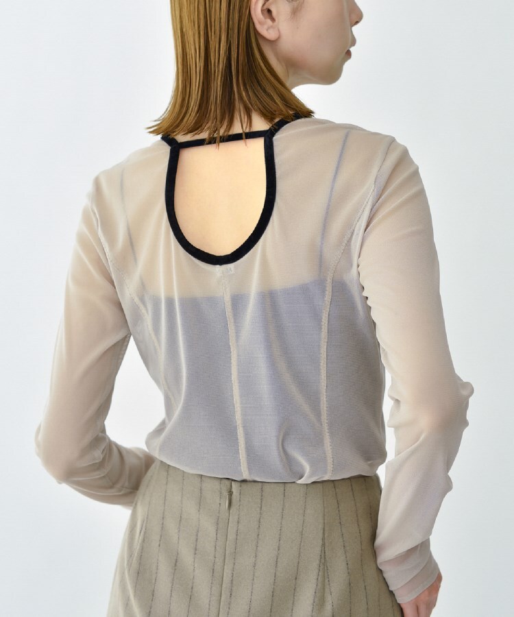 コードエー(CODE A)のCODE A ｜ back open tulle tops20