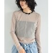 コードエー(CODE A)のCODE A ｜ back open tulle tops6