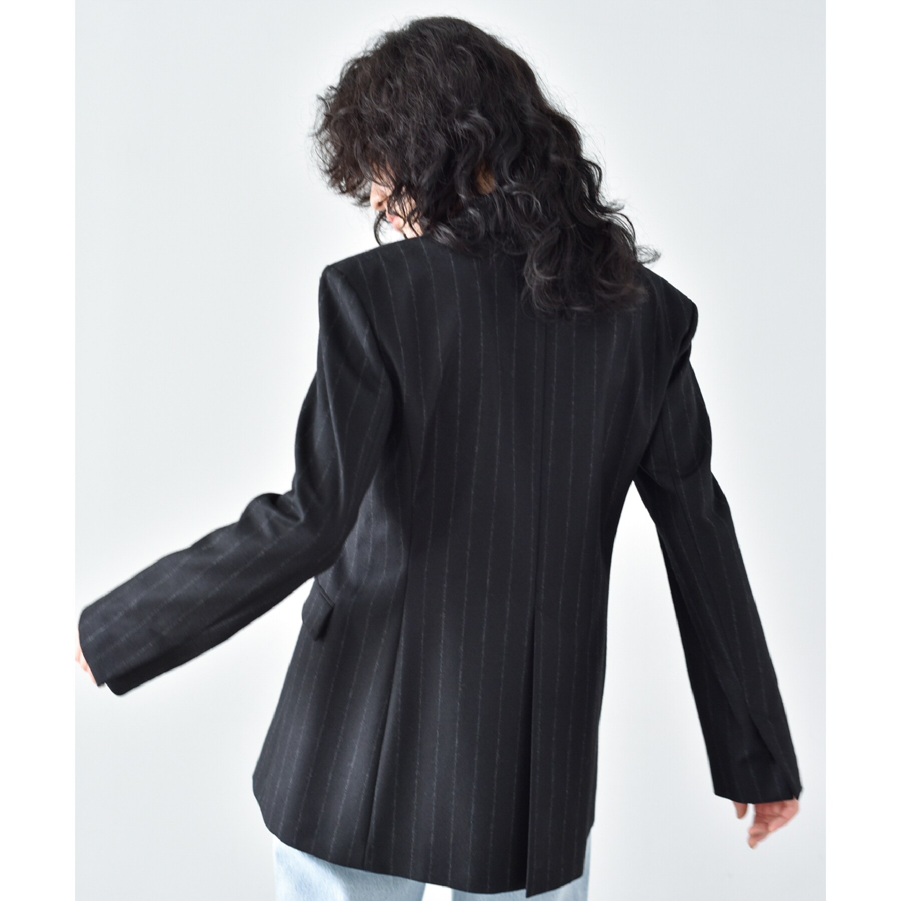 コードエー(CODE A)のCODE A ｜ belted oversized jacket9