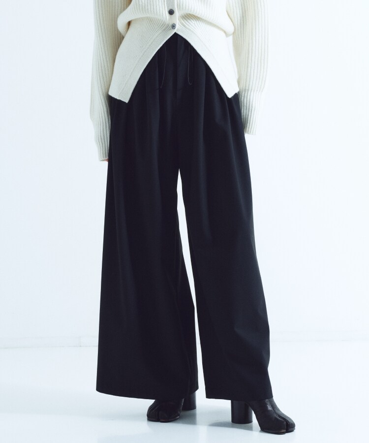 コードエー(CODE A)のCODE A ｜ super wide trousers ブラック(019)