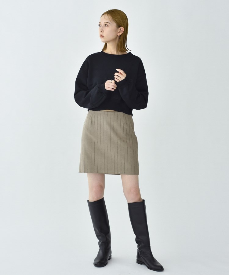 コードエー(CODE A)のCODE A ｜ wool stripe mini skirt9