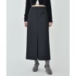 コードエー(CODE A)のCODE A ｜ wool stripe slit long skirt1