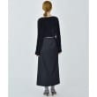 コードエー(CODE A)のCODE A ｜ wool stripe slit long skirt4