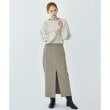 コードエー(CODE A)のCODE A ｜ wool stripe slit long skirt15