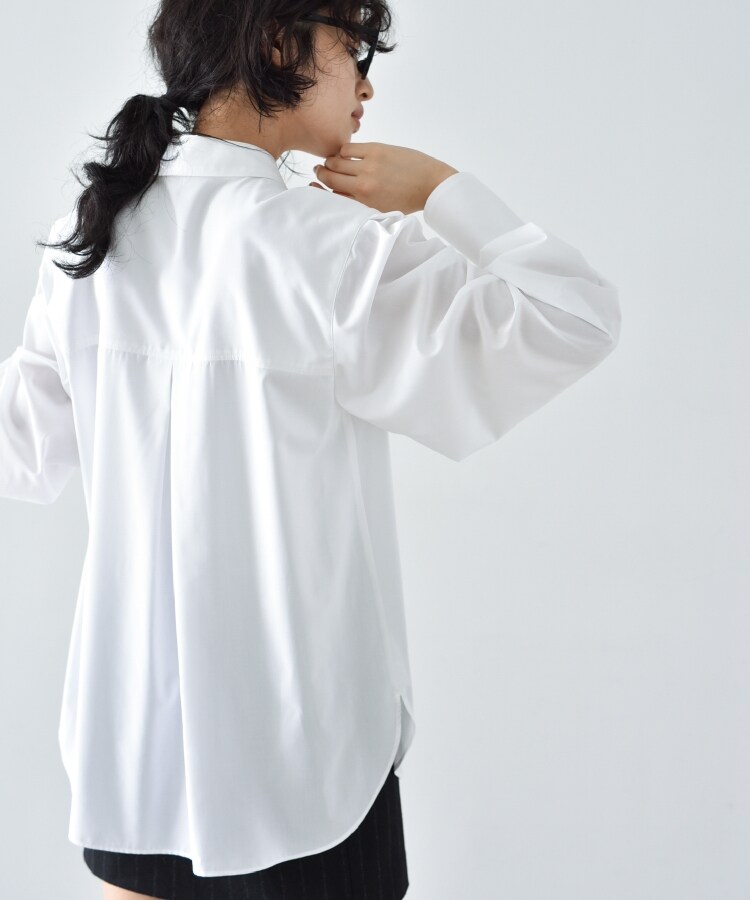 CODE A ｜ long point collar oversized shirt