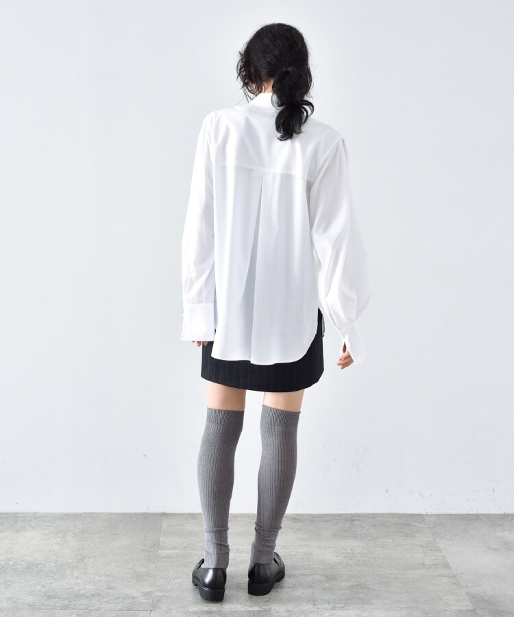 CODE A ｜ long point collar oversized shirt