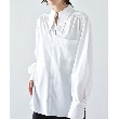 コードエー(CODE A)のCODE A ｜ long point collar oversized shirt3