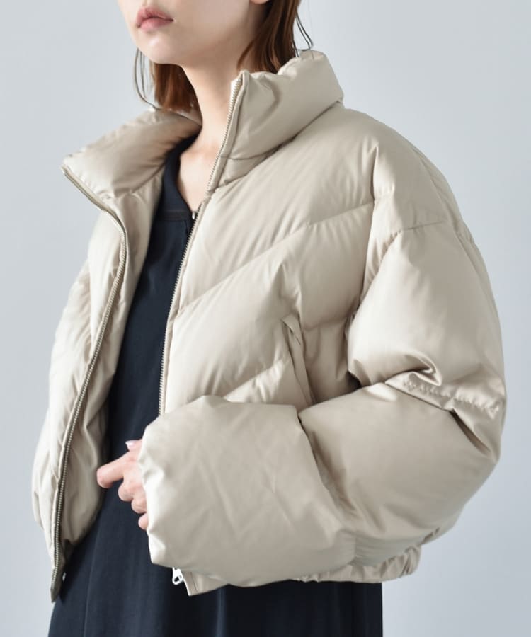 コードエー(CODE A)のCODE A | cropped down jacket ベージュ(052)