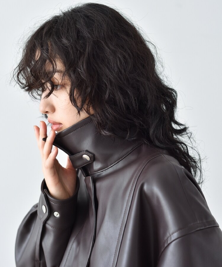 コードエー(CODE A)のCODE A ｜ faux leather blouson14