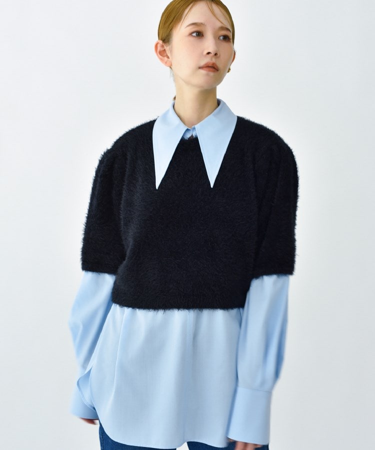 shaggy cropped tops(ニット/セーター) | CODE A(コードエー shaggy cropped tops(ニット/セーター) | CODE A(コードエー