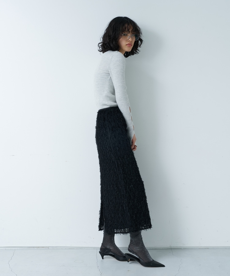 コードエー(CODE A)のCODE A ｜ feather long skirt10