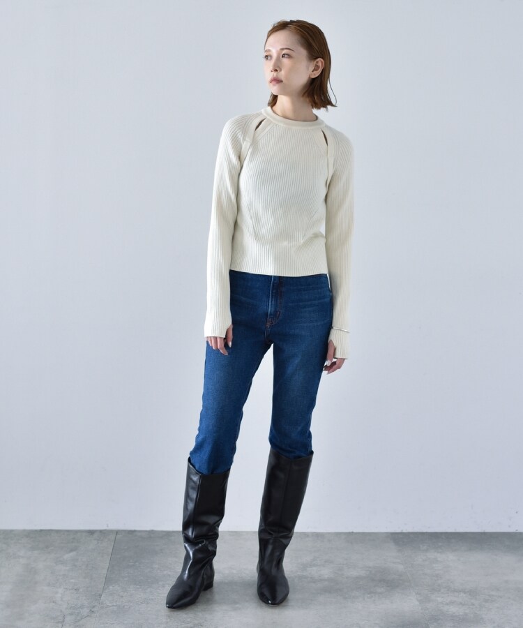 コードエー(CODE A)のNEEDBY heritage | BARBARA boot cut denim9