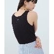 コードエー(CODE A)のCODE A ｜ american sleeve tank ブラック(019)