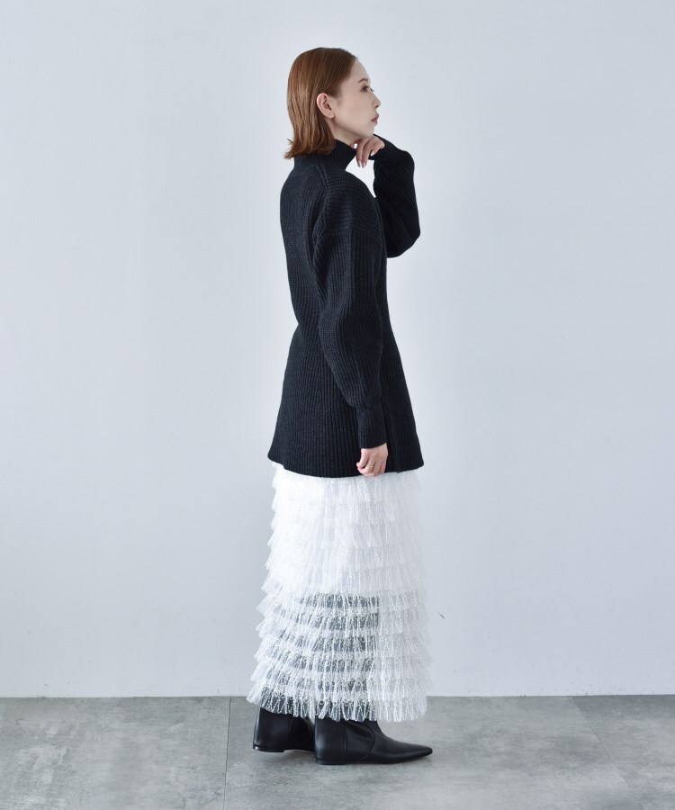 CODE A | french lace skirt-
