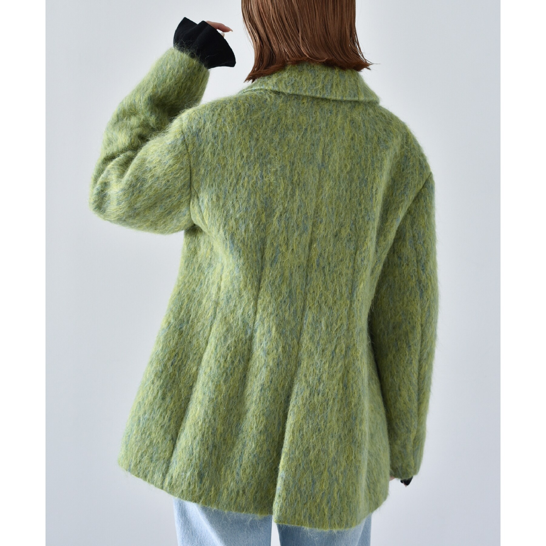 コードエー(CODE A)のCODE A | waist shape shaggy coat12