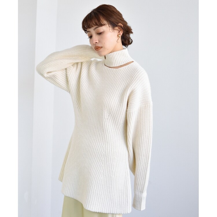 コードエー(CODE A)のCODE A ｜ neck cutting knit ニット/セーター