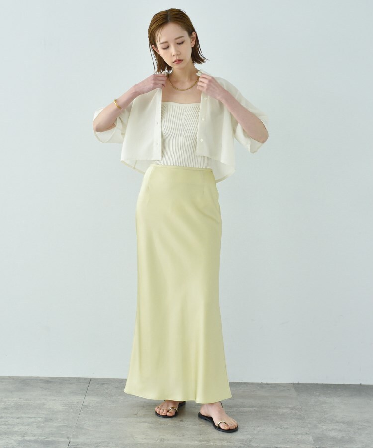 CODE A | satin mermaid skirt(マキシ・ロングスカート) | CODE A