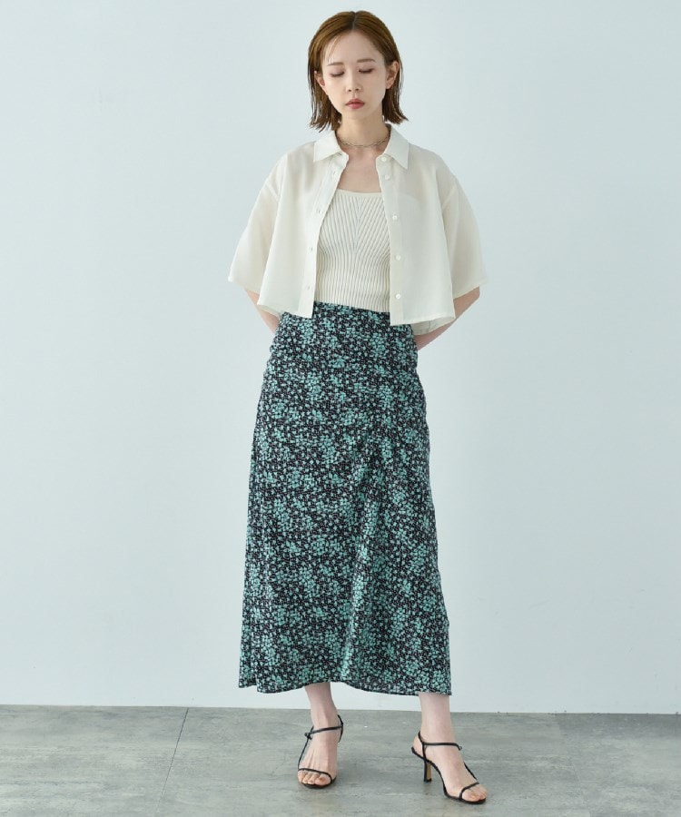 コードエー(CODE A)のCODE A | flower print skirt15