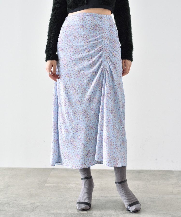 CODE A | flower print skirt(マキシ・ロングスカート) | CODE A