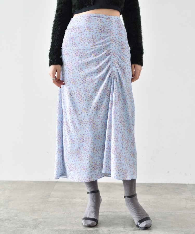CODE A(ɥ) CODE A | flower print skirt