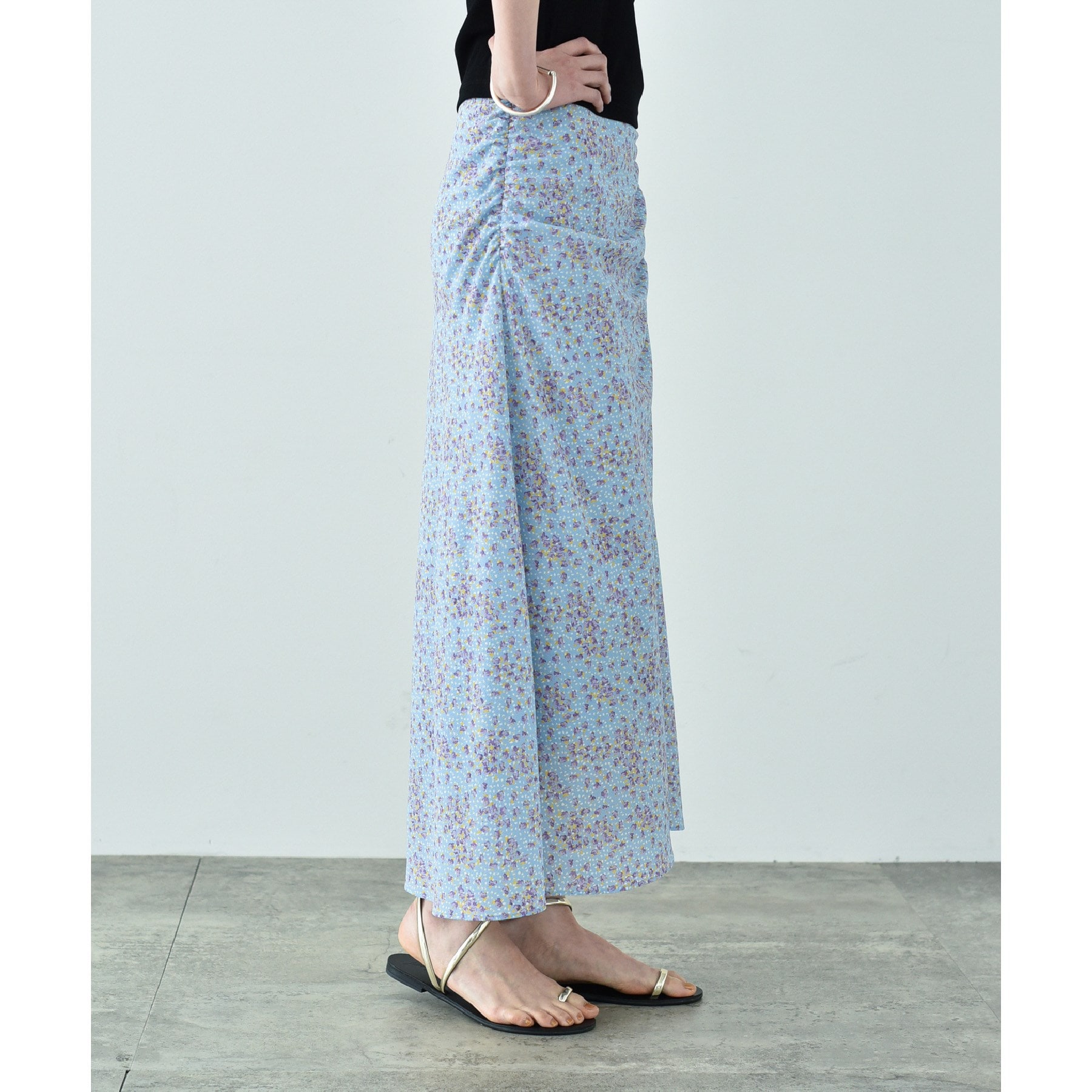 コードエー(CODE A)のCODE A | flower print skirt5