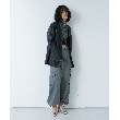 コードエー(CODE A)のfront ribbon leather jacket2