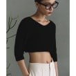 コードエー(CODE A)のcarl yarn 2way short cardigan5