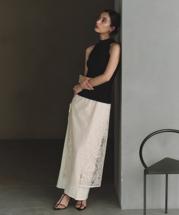 garden lace wrap skirt(マキシ・ロングスカート) | CODE A garden lace wrap skirt(マキシ・ロングスカート) | CODE A