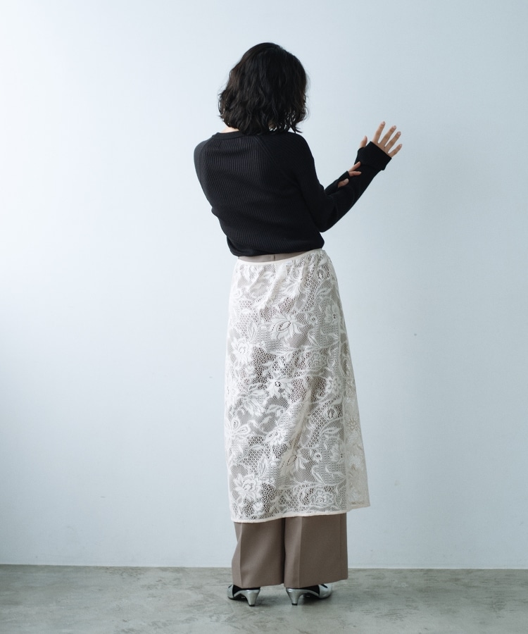 garden lace wrap skirt(マキシ・ロングスカート) | CODE A garden lace wrap skirt(マキシ・ロングスカート) | CODE A