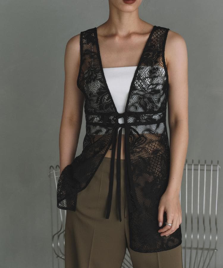 garden lace 2way blouse(シャツ・ブラウス) | CODE A(コード garden lace 2way blouse(シャツ・ブラウス) | CODE A(コード