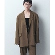 コードエー(CODE A)のoversized jacket モカブラウン(042)