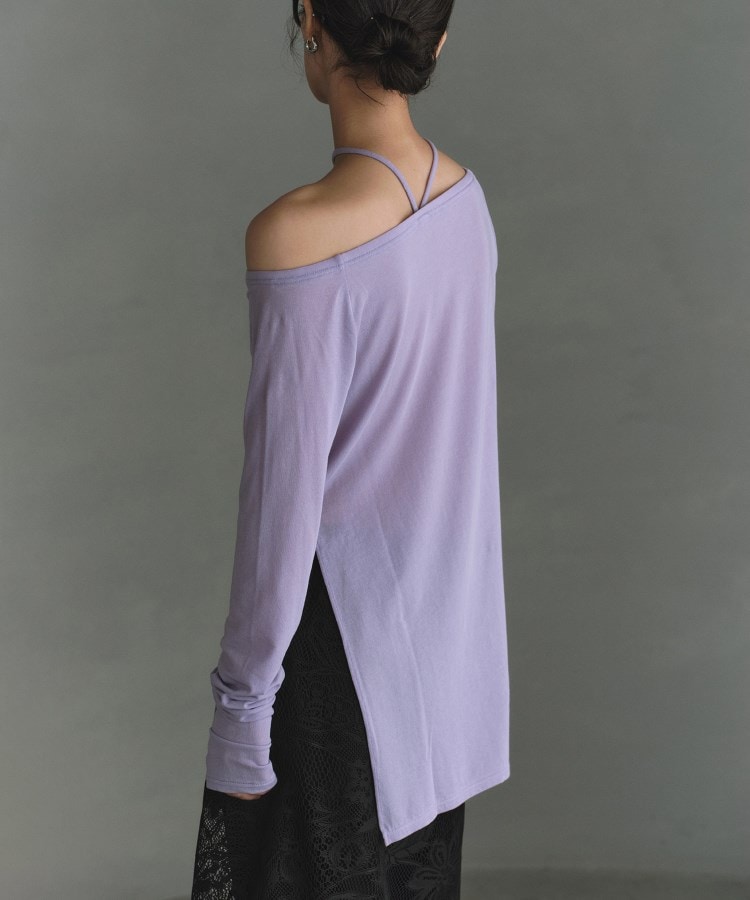 コードエー(CODE A)のoff－shoulder jersey top6
