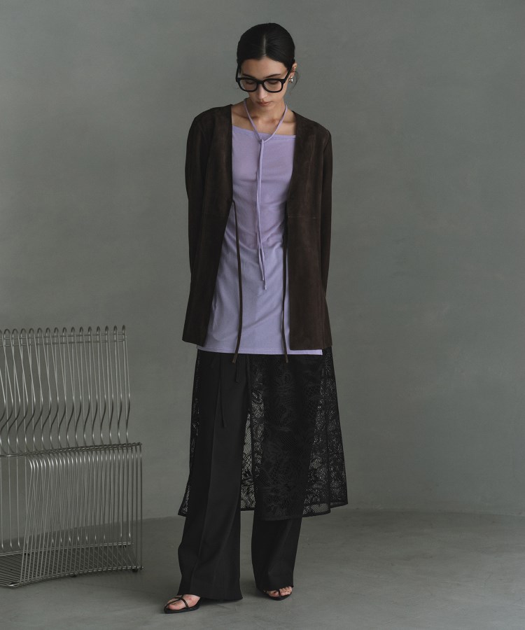 コードエー(CODE A)のoff－shoulder jersey top9