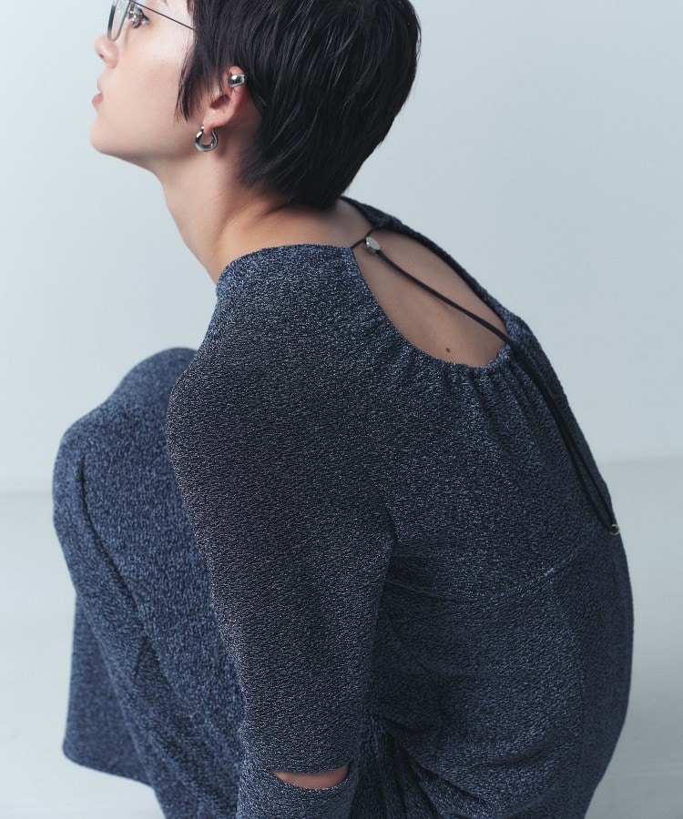 open back lame dress(マキシ・ロングワンピース) | CODE A open back lame dress(マキシ・ロングワンピース) | CODE A