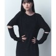 コードエー(CODE A)のopen back lame dress4