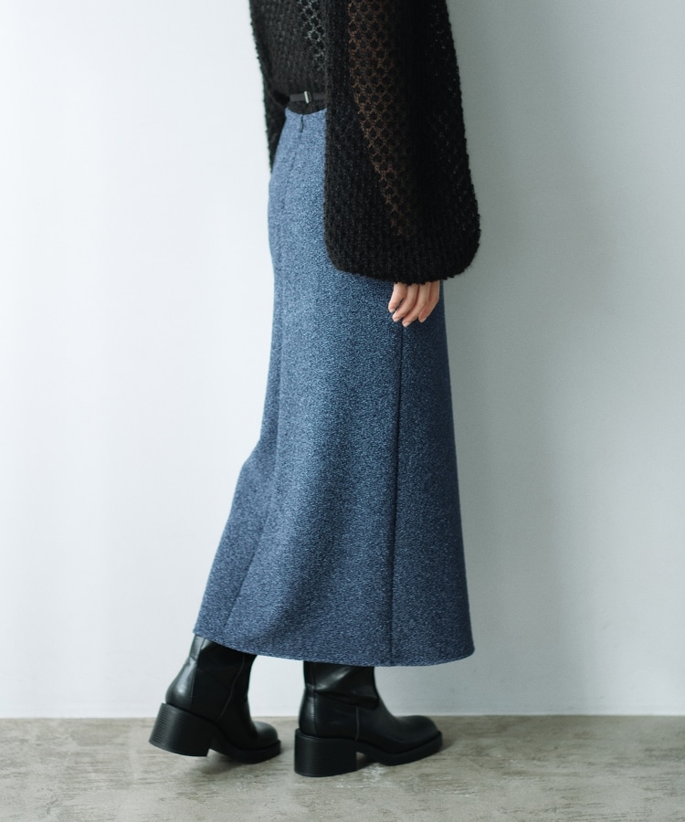 コードエー(CODE A)のlame skirt ブルー(093)