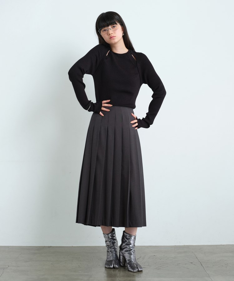 コードエー(CODE A)のshoulder slit pullover2