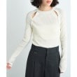 コードエー(CODE A)のshoulder slit pullover ホワイト(001)