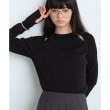 コードエー(CODE A)のshoulder slit pullover ブラック(019)
