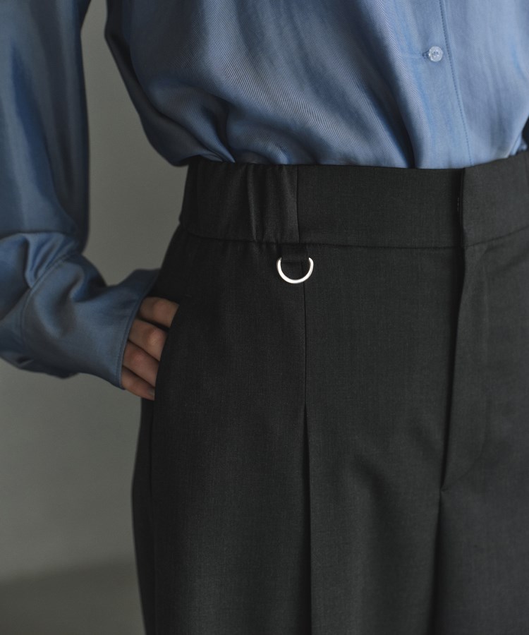 コードエー(CODE A)のpleated wide leg trousers11