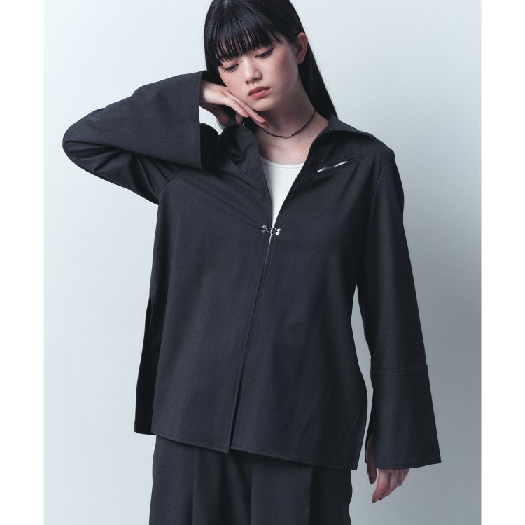 コードエー(CODE A)のfronthook shirt jacket シャツ・ブラウス