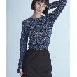 コードエー(CODE A)のcut－out lame top ブルー(093)