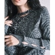 コードエー(CODE A)のmelange knit cutting pullover2